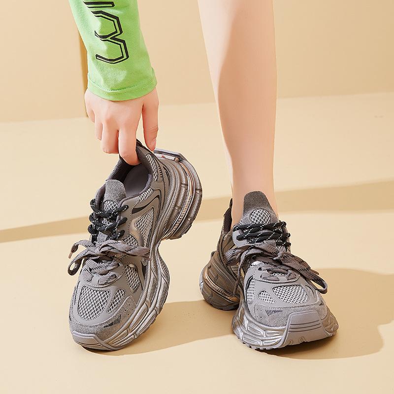 Neue vielseitige Dad-Schuhe für Damen, rutschfeste, dicksohlige, höhenvergrößernde Retro-Casual-Sportschuhe