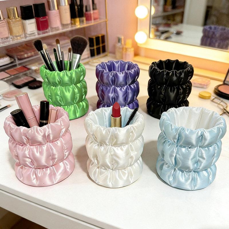 3D Printed Makeup Brush Holder Large Capacity Pen Holder 3D Printed Stationery Storage Box Desktop Decorative Ornaments