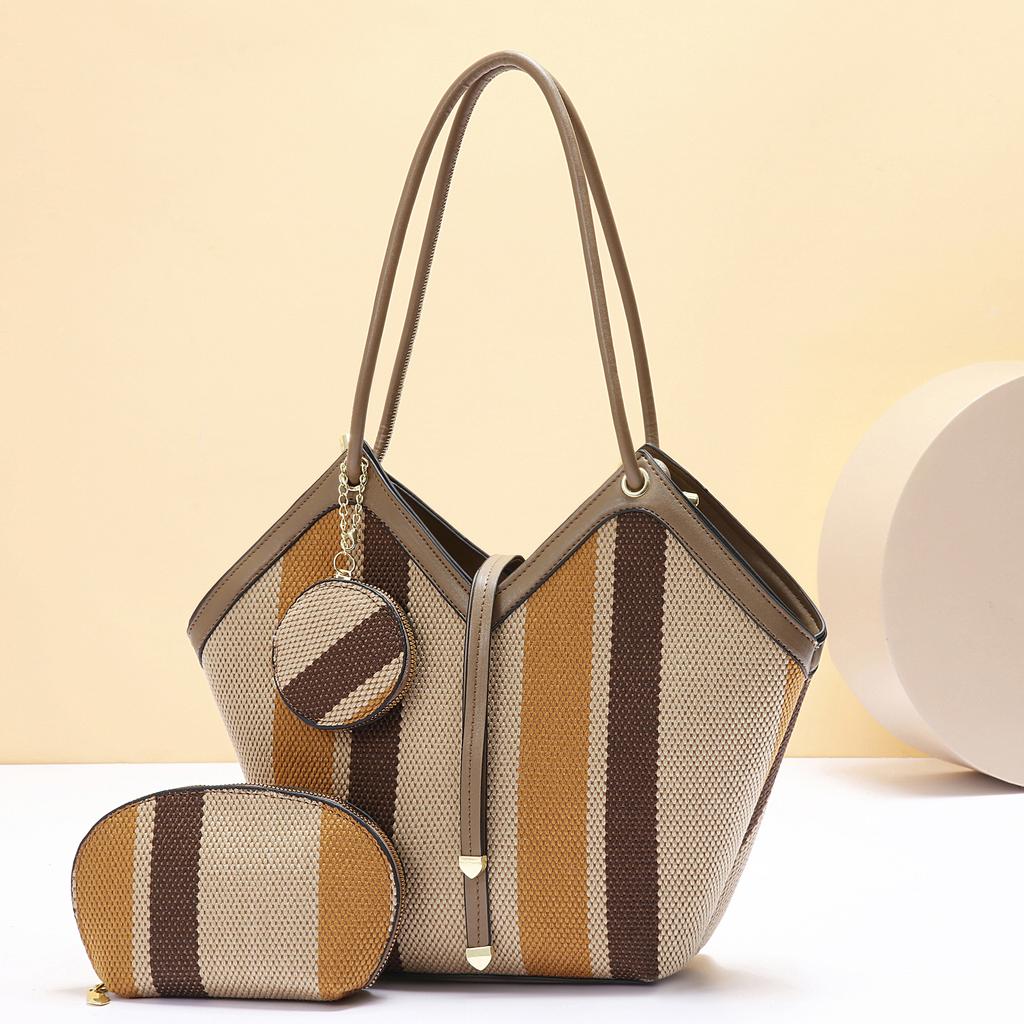 Women's Bag Large Capacity Women's Shoulder Bag Bag Fashion Color Matching Trend Atmospheric Handbag Versatile Bags