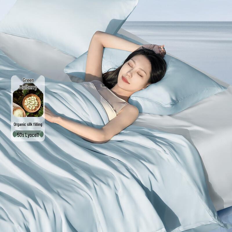 

Mercury Home Tussah Silk Cooling Quilt