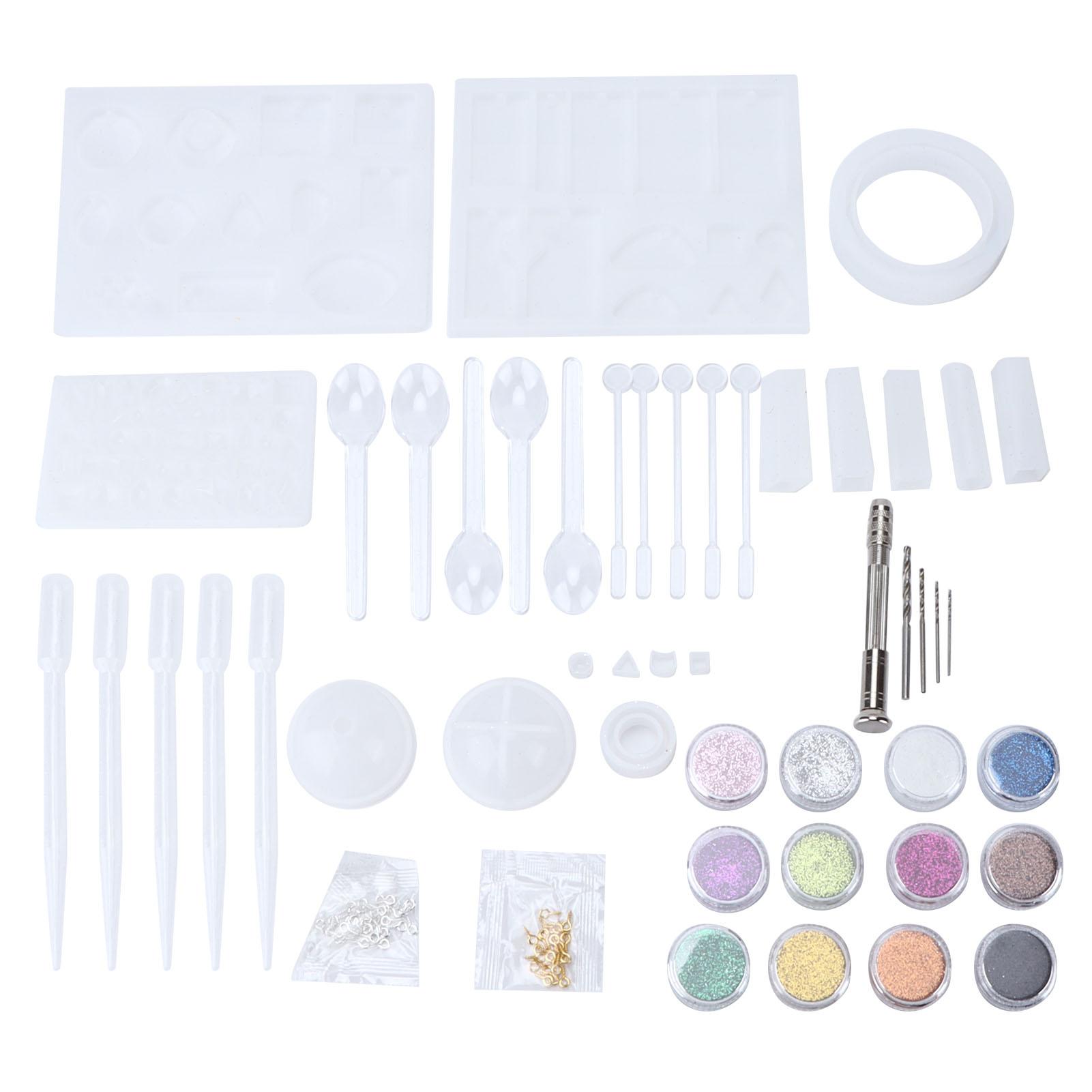 

94 шт. Силиконовые формы для ювелирных изделий Многоразовые Прочные Безопасные Эластичные DIY Простая Операция Литье Подвесок