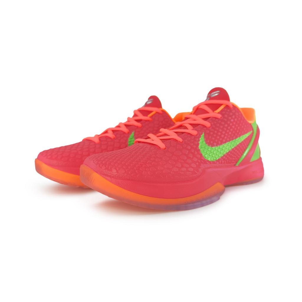 Nike Zoom Kobe 6 Protro 'Total Orange' Rosso Incantato Resistenti all'Abrasione Scarpe da Basket Basse Unisex Rosso Verde IH1871-800(Team258-)