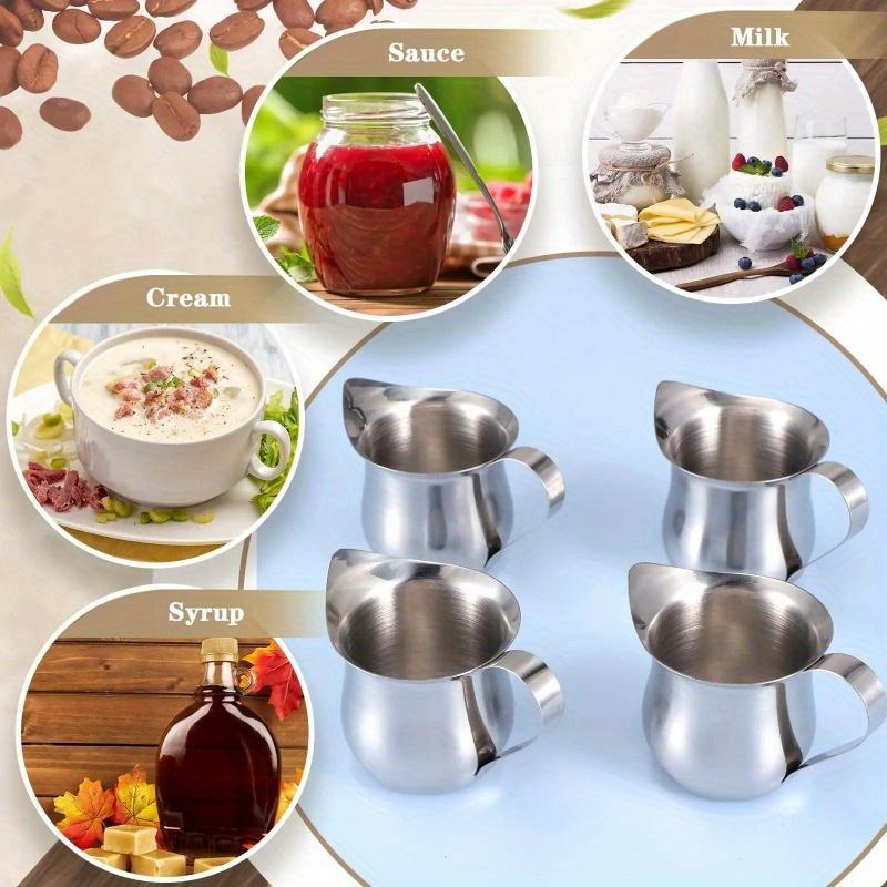 Brocca Per Latte 90ml In Acciaio Inox: Perfetta Per Schiumare E Versare Con Stile - 3