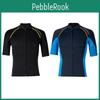 Short Neoprene Mens Sleeve Top 15mm Front Zip Wetsuit Shirt For Swimming Diving Surfing Snorkeling Water Sports