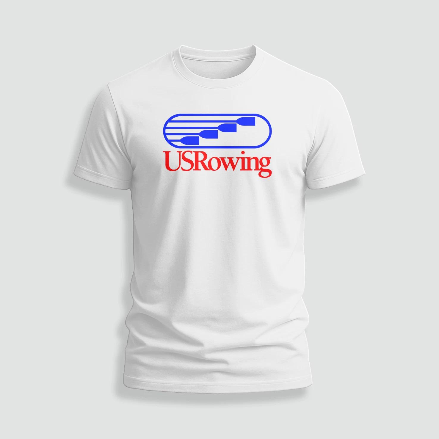 US Rowing logo funny T-Shirt Size S-5XL Made in USA M