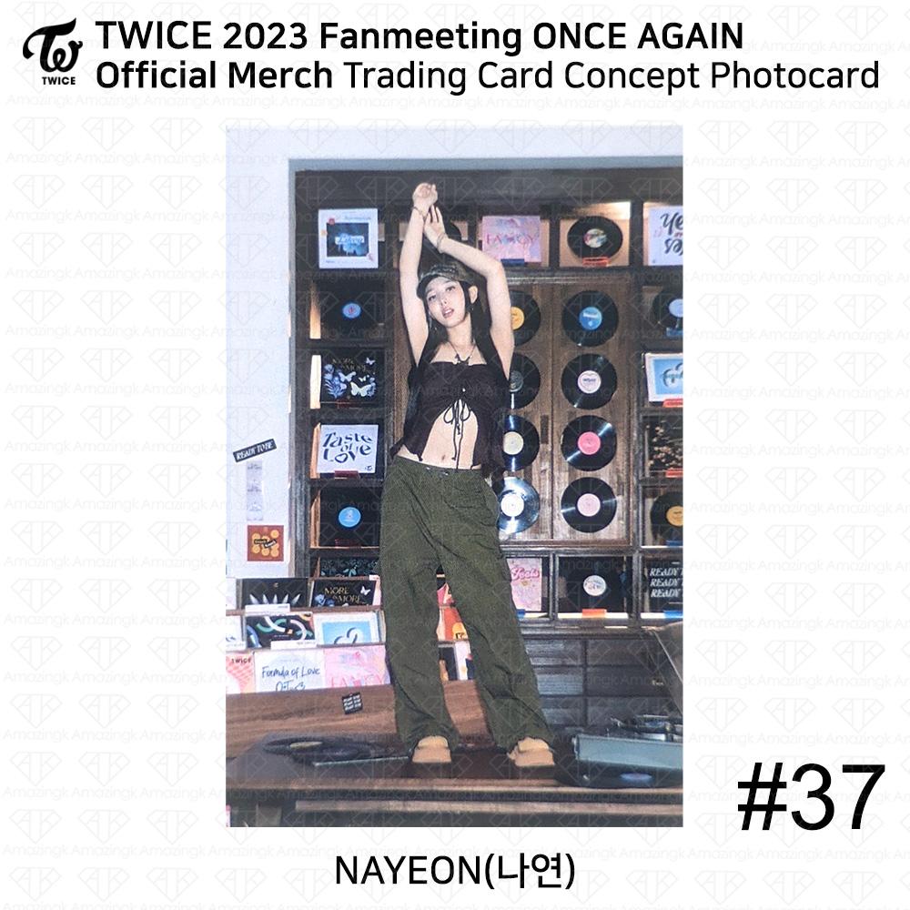 Twice 8. Jahrestag ONCE AGAIN Fanmeeting Pop-up MD Sammelkarte Fotokarte