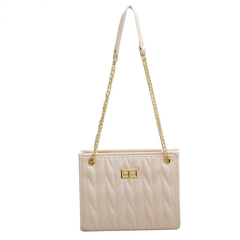 Retro Large-capacity Bag Women's New Versatile Autumn and Winter Fashion Chain Shoulder Bag Crossbody Commuter Bag