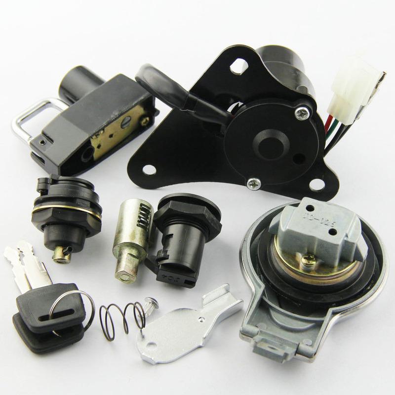 Motorcycle Ignition Key Switch Fuel Gas Cap Seat Lock Kit For Yamaha XV125 VIRAGO 125 1997-2000 XV250 250 1988 1989    1990-2013