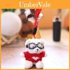 Adorable Pilot Bear Pp Cotton Keychain Short Plush Toy For Nursery Gift Idea