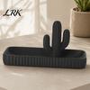 Soft Decoration Tray 3D Printed Cactus Jewelry Tray, Ring Dish, Entryway Table Trays, Decorative Trinket Mechanical Balance Organizer for Rings