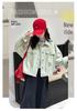 2026 Girls' Spring Denim Jacket: New Loose Versatile Short Top for Spring/Autumn