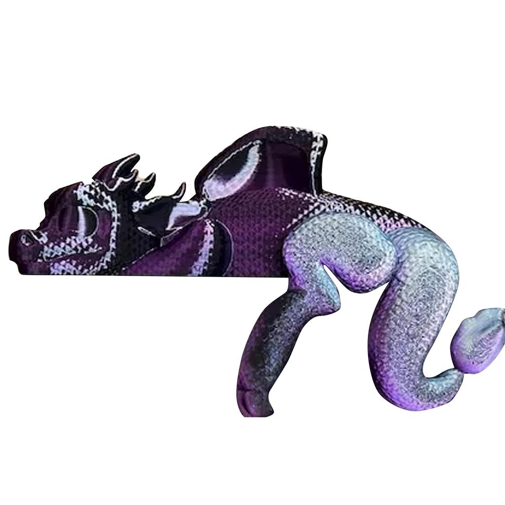 Sleeping Dragon Bookshelf Decoration, Interesting Desktop Bookshelf Decoration Ornaments