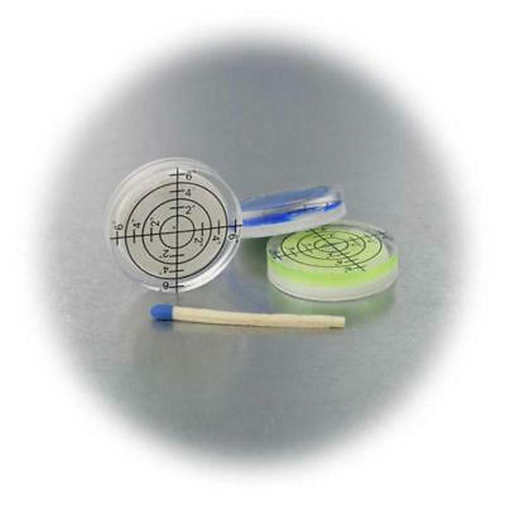 Portable Round Bubble Level for Camera and Tripod Calibration 32mm X 7mm
