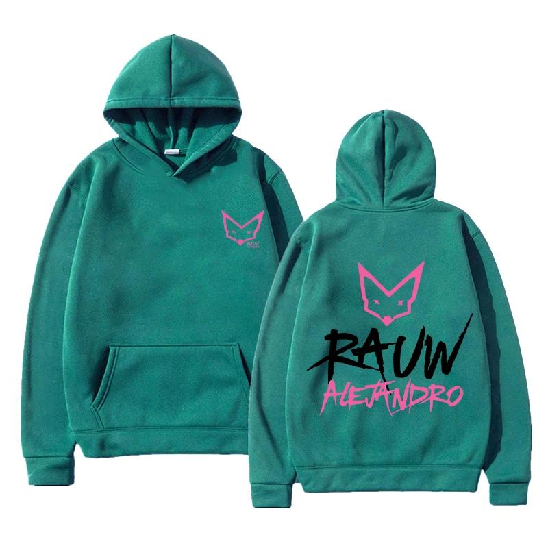 Herren_Damen Kleidung Rapper Rauw Alejandro Saturno Hoodies Langarm Lässiges Fleece Kapuzensweatshirt Sudadera Ropa Unisex Hombre