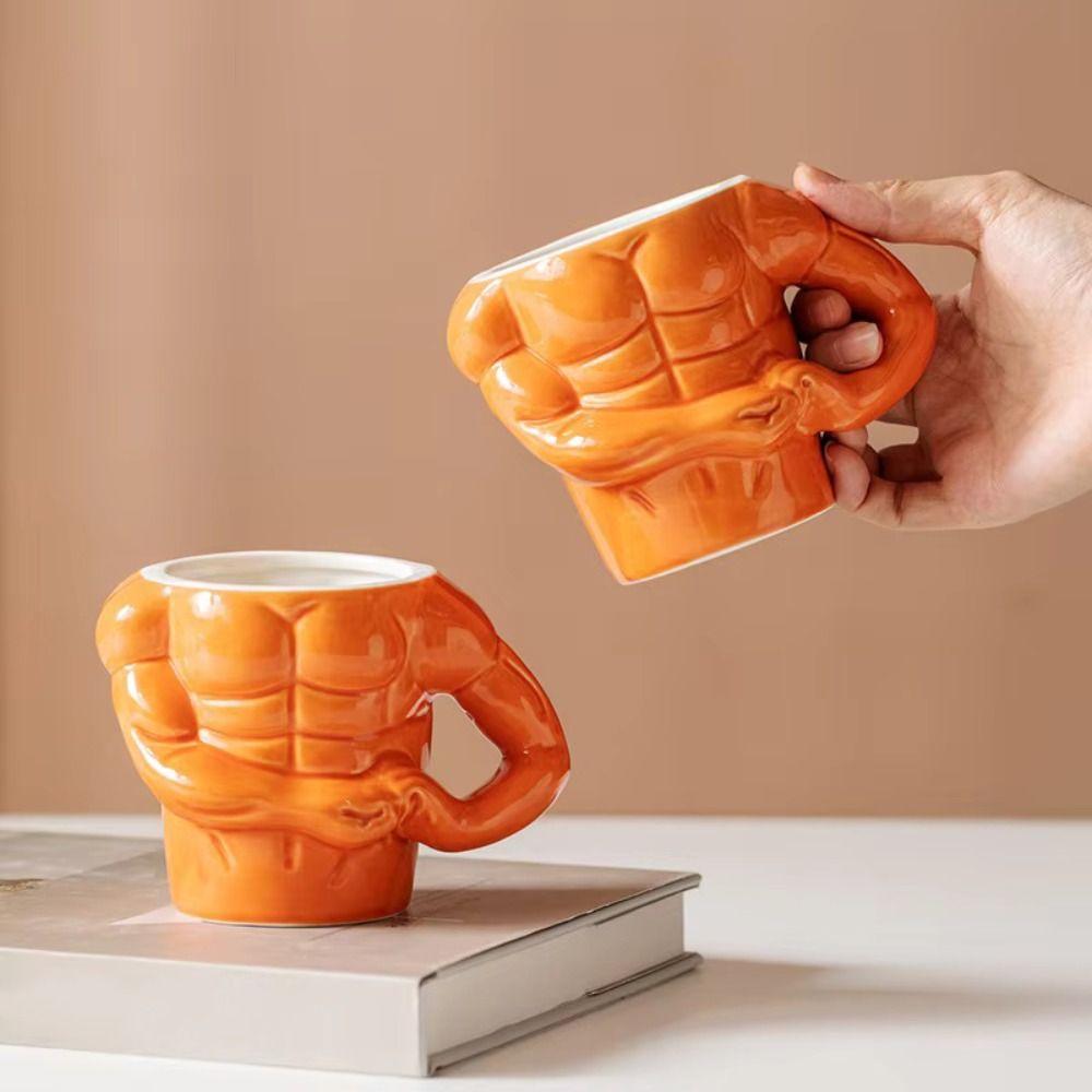 With Handle Ceramic Pectorales Mugs Gift Box Funny Gift Mugs Unusual Route Mug Home Breakfast