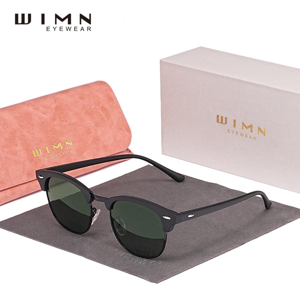 WIMN Polarized Sunglasses Men Women Design Eye Sun Glasses Women Semi Rimless Classic Men Sunglasses Oculos De Sol UV400 3016