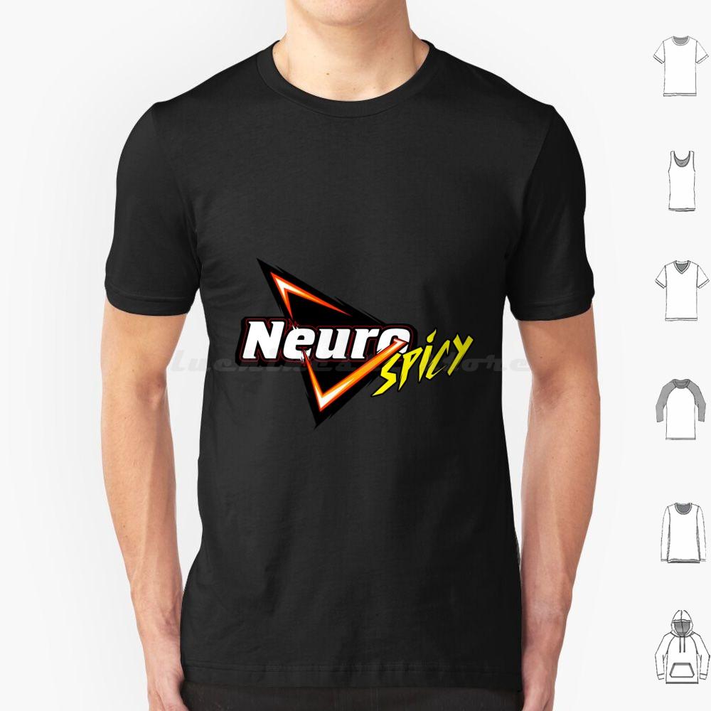 Neurospicy T Shirt Cotton Men Women DIY Print Neurodivergent Neurodiversity Autism Autistic Autie Aspie Adhd Audhd Neurotype S