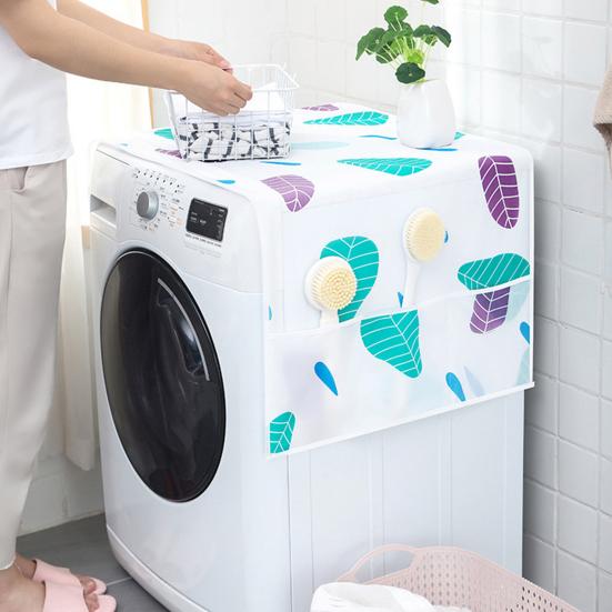 Prachový kryt chladničky odolný proti vlhkosti Skládací PEVA Praktická utěrka na chladničku pro domácnost