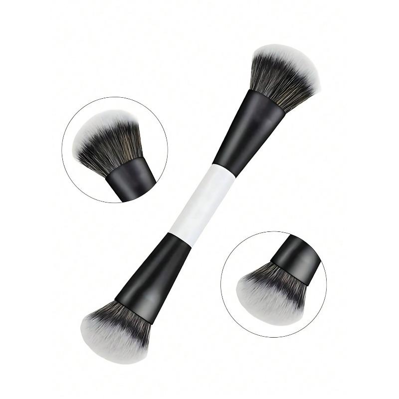 4pcs Double-Ended Makeup Brush Set Multi-Functional Foundation, Blush, Powder, Highlighter, Contour And Concealer Brushes For Women Makeup Brush Kit