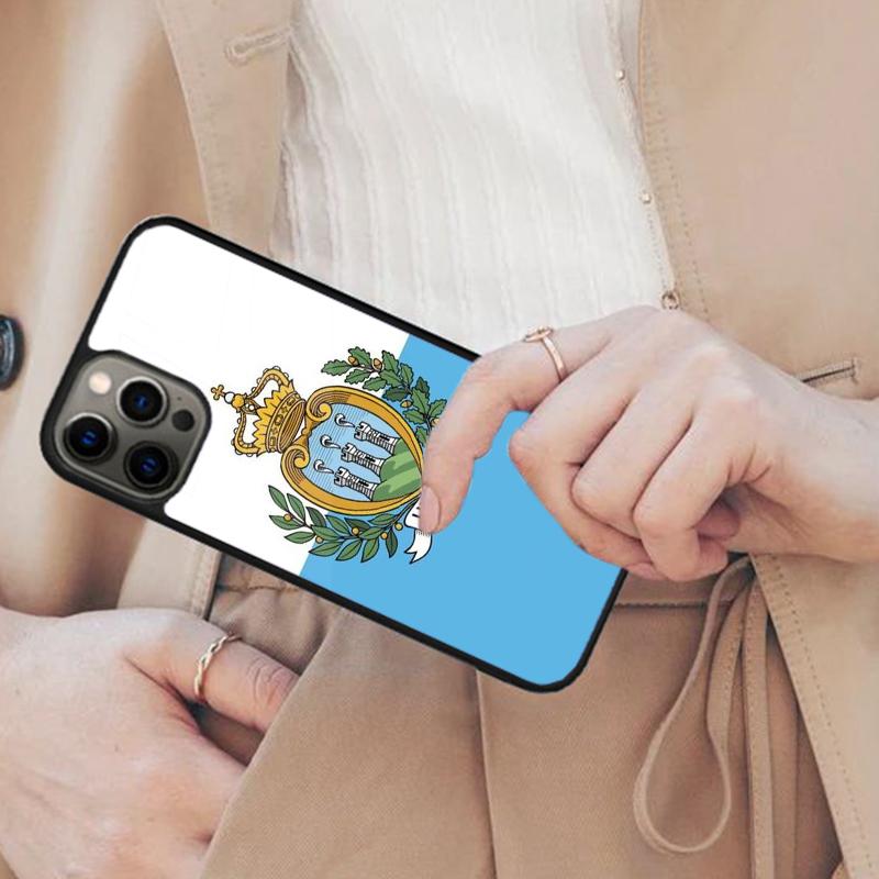 San Marino Flag Magnetic Phone Case For APPLE iPhone 17 Air 16 14 13 12 Pro Max 15 Plus Wireless Charge With MagSafe Cover