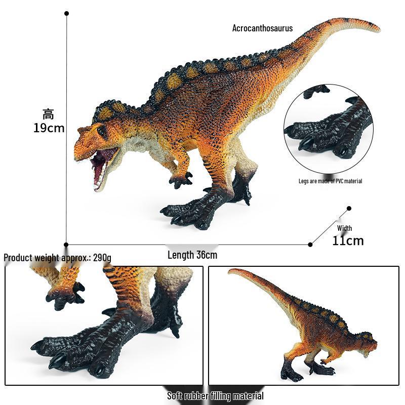 Jurassic Dinosaur Models: Spinosaurus, T. Rex, Triceratops & Stegosaurus