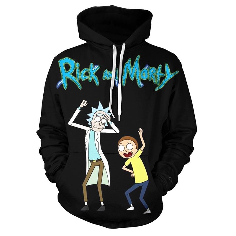 Cartoon And Rick 3d Print Casual Hoodies Women Men Sweatshirt New Pullover