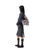 Iuga Makaras Belted Bag Midi Skirt (Dark Gray)