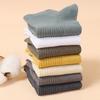 5 Pairs of Men's Spring and Summer New Solid Color Casual Breathable Low Top Boat Socks