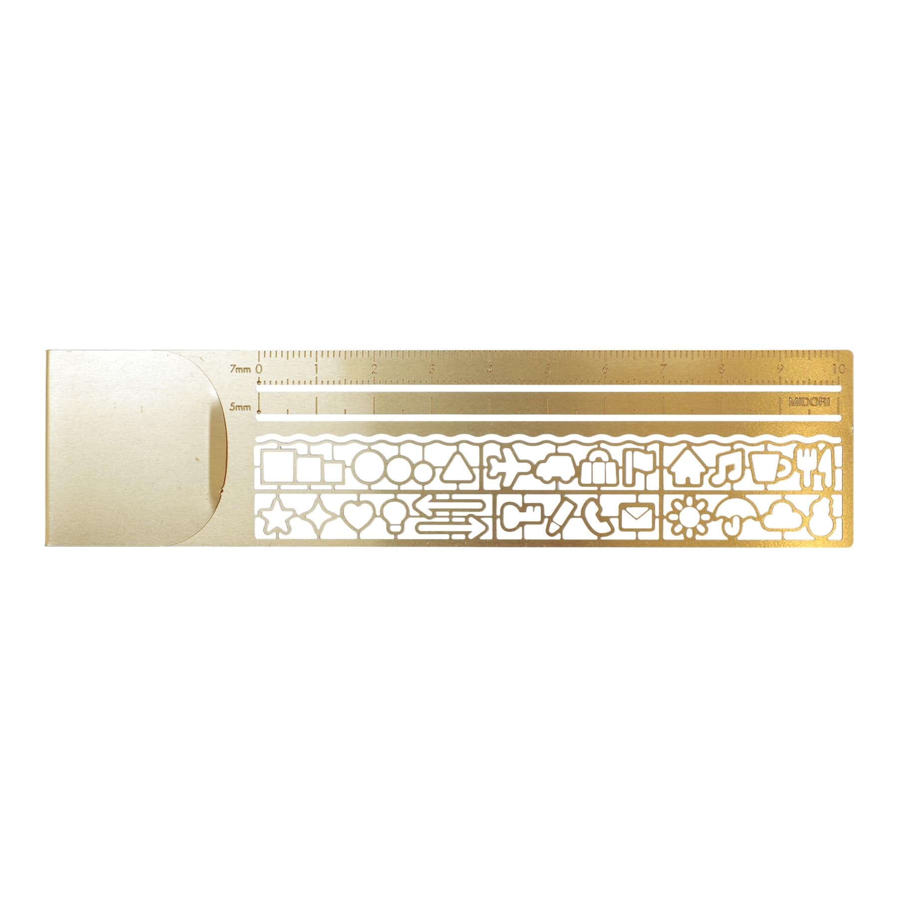 

Midori Ruler Clip Ruler Copper 42230006