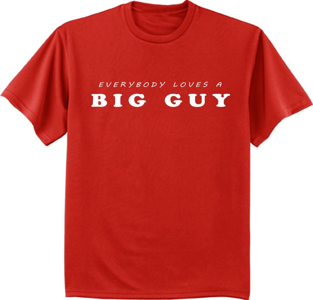 

Men s big and tall t-shirt funny saying big guy mens tall tee shirts Unisex T-Shirt S