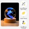 Luminous Crystal Ball Small Night Lamp Usb Interface Solid Wood Base 3d Inner Carving for To Send Boys Creative Small Ornaments
