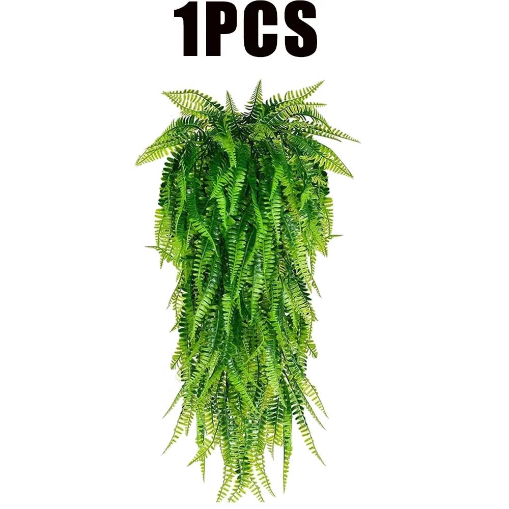 

Persian Leaves Artificial Fern Grass Hanging Vines Simulation Greenery Home Decor Lifelike Indoor Plants Wall Room Decoration