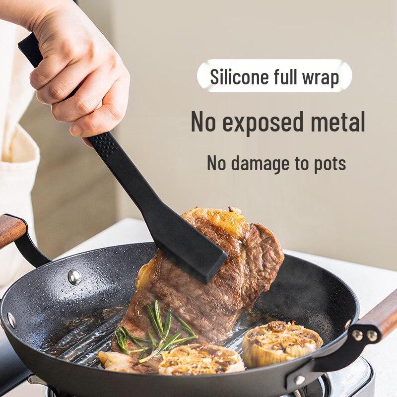Yi Pan Heat-Resistant Silicone Food Tongs