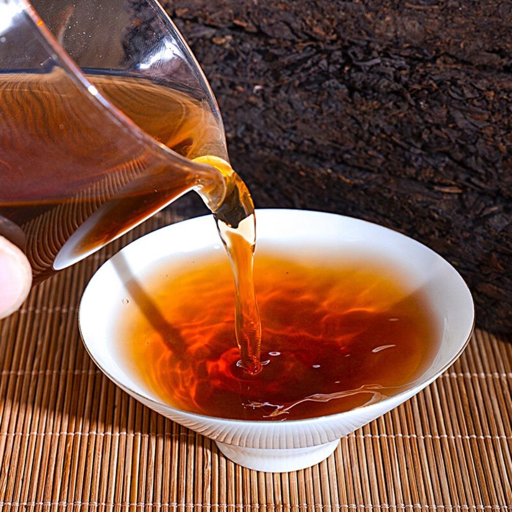 Premium Ripe Pu erh Tea Brick Handcrafted Menghai Yunnan 250g