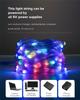 Weihnachtsbaum-RGB-Fantasiefarblicht, 100LED 10M WS2812B RGBIC-Licht, IP65 wasserdichte Bluetooth-Sprite-LED-Lichterkette
