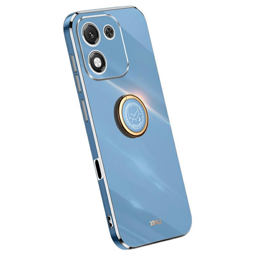 

XINLI For Honor X70i Case Ring Kickstand Electroplating TPU Phone Cover G