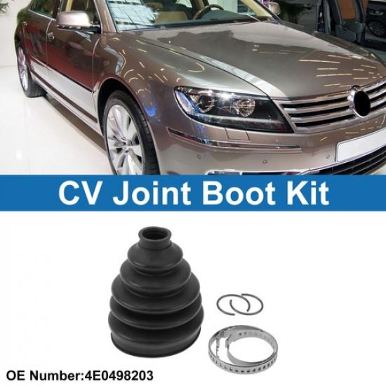 No4E0498203 Outer CV Joint Boot Kit with Clamps for Volkswagen Phaeton 04006