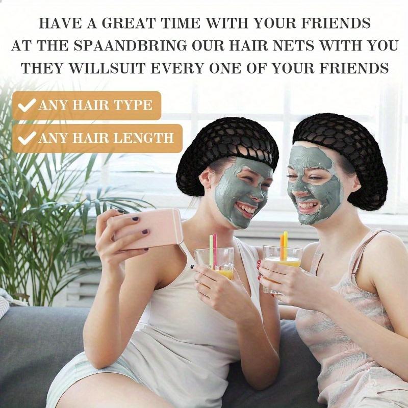 Wig Cap Hair Net Sleeping Bonnets Essentials Hairnets Elastic Bands Wrap Grip Crochet Braided Satin Cosplay Head Making Fix Mesh