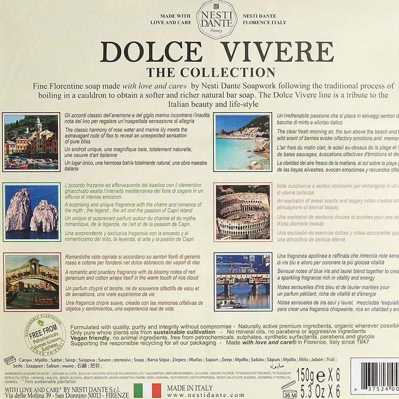 NESTIDANTE Dolce Vivere Gift Package 150gX6 Types (Bundled Product)