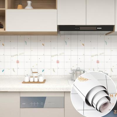 Adhesivo de pared a prueba de aceite autoadhesivo para pared de cocina Adhesivo resistente al agua Protege las paredes de manchas de aceite para armario