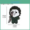 Creative Cartoon Halloween Series Brooch Scary Dark Metal Badge With Screaming Chainsaw Clown