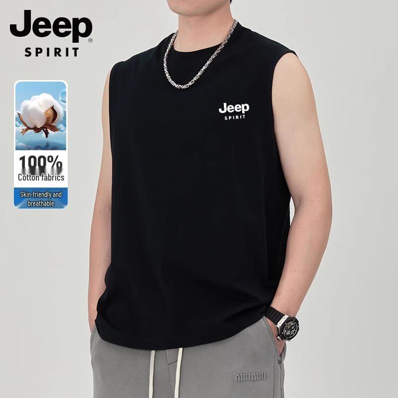 Мужская майка с принтом JEEP SPIRIT без рукавов M