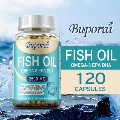 High-content Fish Oil Capsules, EPA and DHA Extracts, Support Overall Health, Suitable for Both Men and Women.