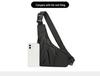 Men's Lightweight Slim-fit Triangle Crossbody Bag - Minimalist Leather Texture, Trendy Casual Single Shoulder Chest Bag.