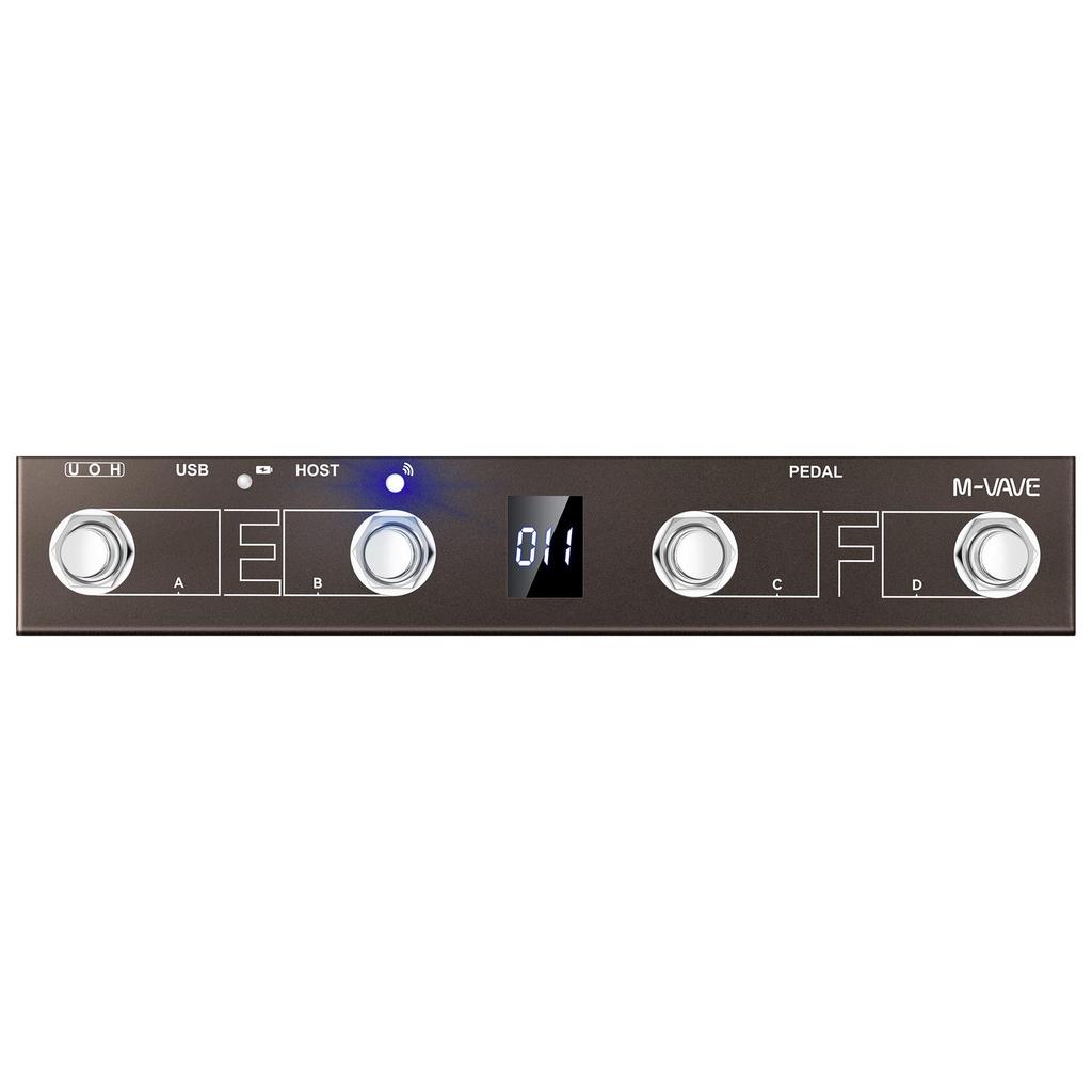 Tastiera Controller MIDI Wireless M-VAVE Chocolate PLUS con Pedale a 4 Pulsanti