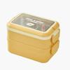 2 Layer Lunch Storage Container Stainless Steel Food Container Compartment Lunch Box  For Picnics