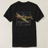 Curtiss P40 Warhawk Fighter Plane Men TShirt Short Sleeve Casual Cotton ONeck Summer Men Clothing