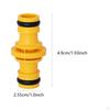 5 Pieces Garden Hose Pipe Connector, Water Joint Gardening Fixtures Fittings, Double Male Connector