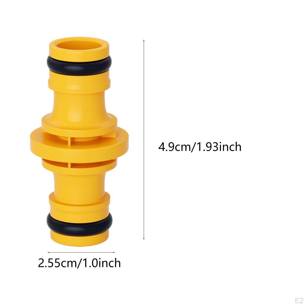 5 Pieces Garden Hose Pipe Connector, Water Joint Gardening Fixtures Fittings, Double Male Connector