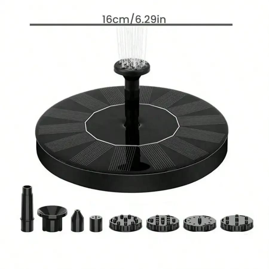 Solar Water Fountain Pool Pond Waterfall Garden Decoration Outdoor Bird Bath Mini Powered Fountain Pump For Yard Patio